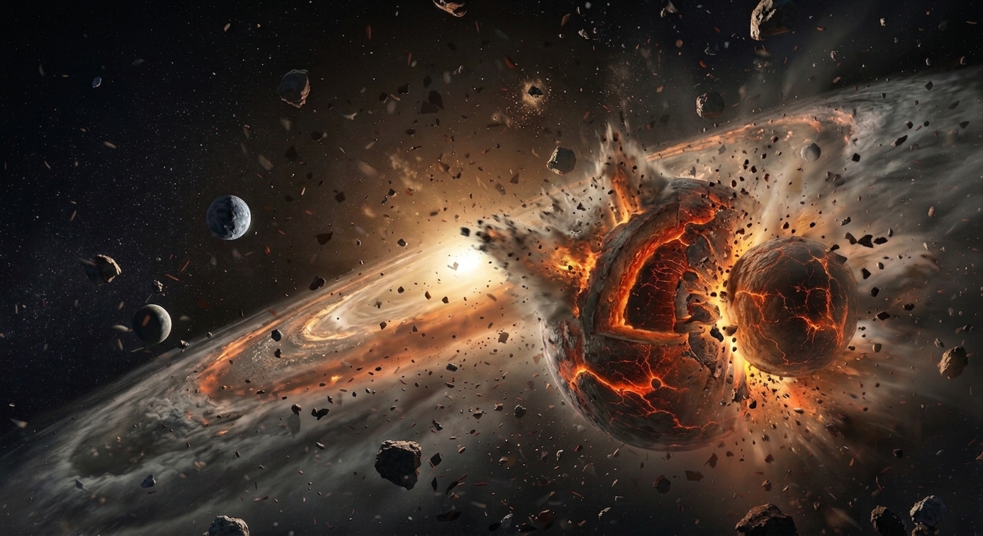 L'Impact Géant - La Naissance Violente de la Lune