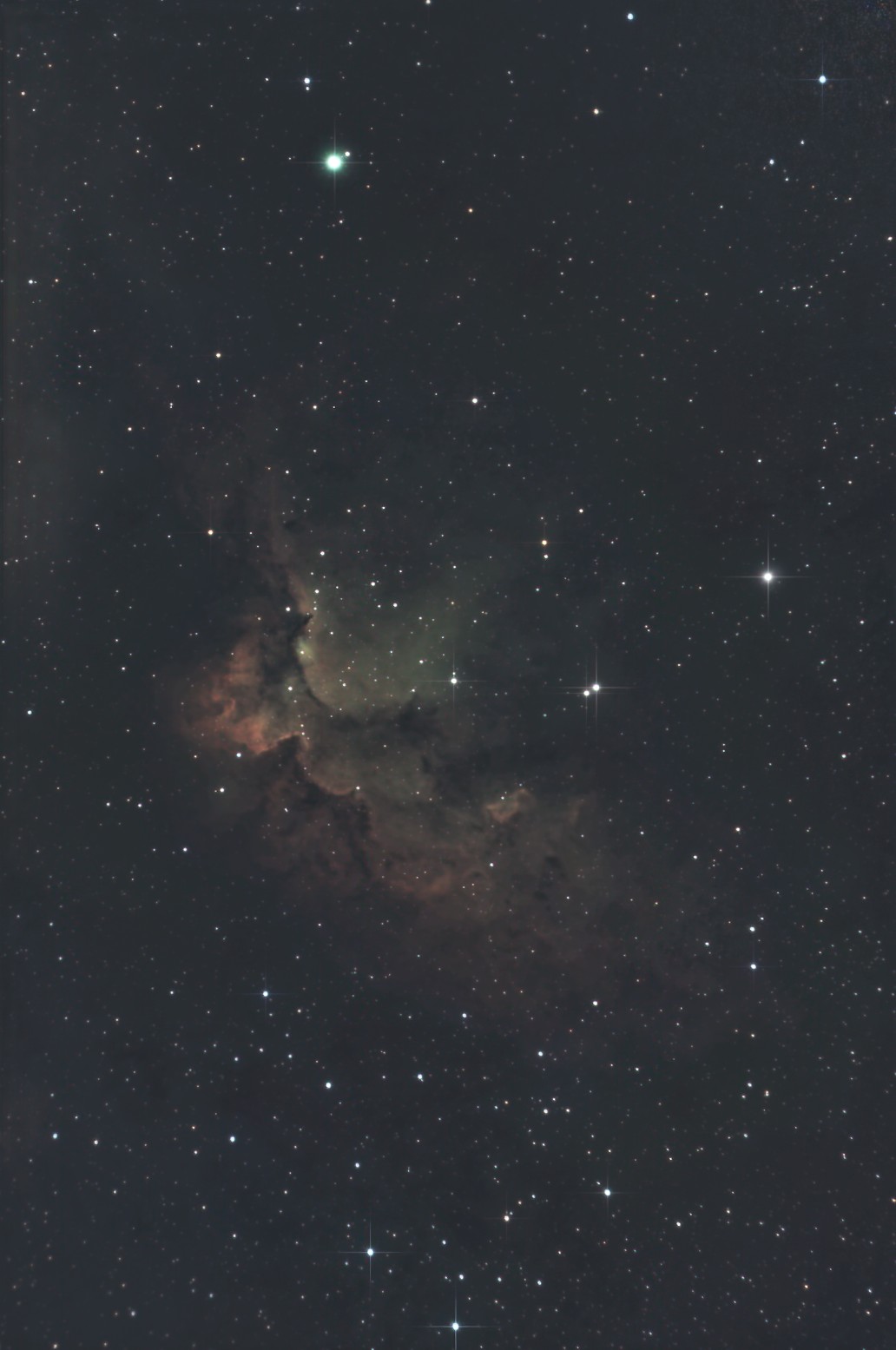 NGC 7380 ጠ La nébuleuse du Sorcier